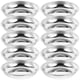 thumbnail image 3 of 10 platos redondos de acero inoxidable para condimentos, platos para postres con mostaza (8 cm), 3 of 7