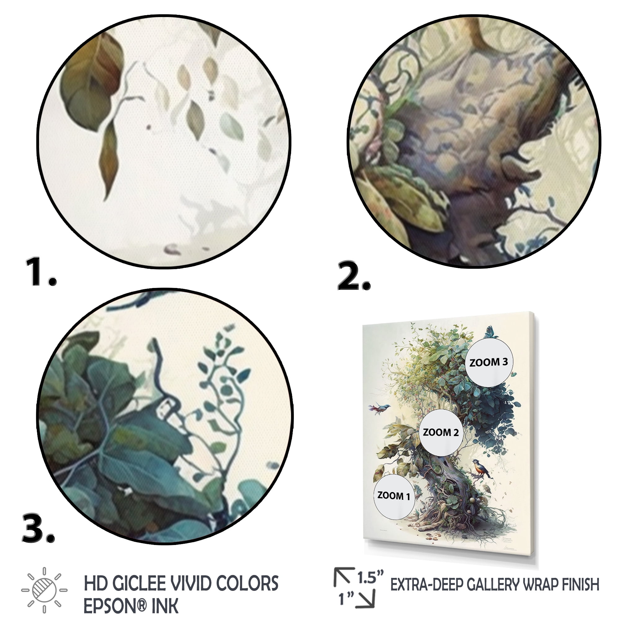 Designart Tree In Nature Canvas Wall Art