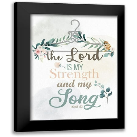 Allen Kimberly 12x14 Black Modern Framed Museum Art Print Titled - My Song