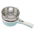 thumbnail image 3 of Leyeet 1.8L Hot Pot Electric Upgraded, Non-Stick Sauté Pan, Rapid Noodles Electric Pot, Mini Portable Hot Pot for Steak, Egg, Fried Rice, Ramen, Oatmeal, Soup with Power Adjustment, Blue, 3 of 8