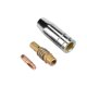 thumbnail image 2 of 19Pcs/set MIG/MAG Welding Contact Tips 0.8 Gas Nozzle Tip Kit for Binzel 15AK, 2 of 4
