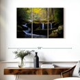 thumbnail image 3 of Elephant Stock Stream In The Smokies Wall Art - Horizontal Multi Panel Canvas - Living Room Wall Decor - Wellness Multi Panel - Brown And Beige Decor - 38" x 24", 3 of 8