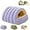 Purple, variant on Cozy Monster Cat Bed, New Winter Warm Cat House, Cat Beds for Indoor, Removable and Washable Dual-Purpose cat and Small Dog nests, Cozy Warming Anti-Slip Fluffy Pet Bag (Beige,Medium)
