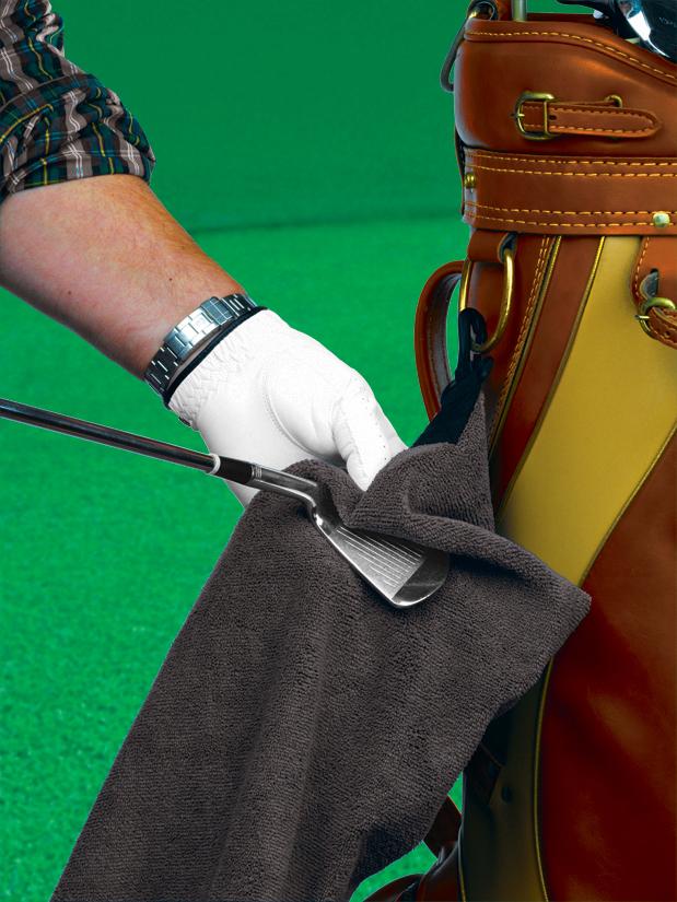 Athletic Works Microfiber Golf Towel & Club Brush - image 3 of 10