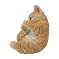 thumbnail image 6 of Hi-Line Gift Ltd. Orange Tabby Kitten Playing with Tail, 6 of 7