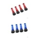 thumbnail image 1 of 24 Piezas TR413 46 mm Vástago de Válvula de Neumático Shamjiam Rojo + Azul, 1 of 8