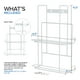 thumbnail image 3 of Dispensador de guantes Stock Your Home, soporte de pared doble de metal blanco, 3 of 7