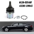 thumbnail image 2 of Front Lower Knuckle Spindle Ball Joint For 07-16 Lexus LS460 2WD RWD 43201-59045, 2 of 10