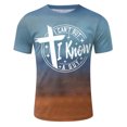 thumbnail image 5 of Playeras Hombre Deportivas Para Hombre Moda Casual Manga Corta Pulóver Camiseta Impresa Top, 5 of 5