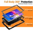 thumbnail image 5 of for Xiaomi Redmi Pad 2 Case 11 2025, 360 Rotating Shockproof Cover with Stand, Handle, Shoulder Strap (TB336FU/TB330FU), Black, 5 of 7