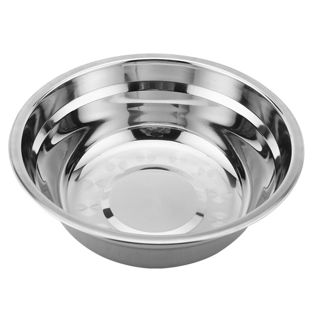 Tazón de Mezcla de Acero inoxidable, Tazón de Acero inoxidable Duradero de Servicio Pesado de 26 cm para cocinar
