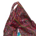 thumbnail image 5 of East Lounger Chair Bag, Pattern Based on Traditional Vintage Twists Lines Spirals, High Capacity Storage with Handle Container, Lounger Size, Dark Coral Orange Green, by Ambesonne, 5 of 5