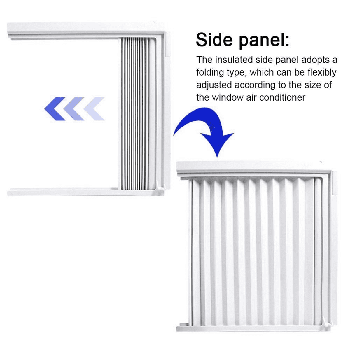 AC Side Panels AC Accessories for Window Air Conditioner Accordion Filler Kit