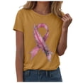 thumbnail image 1 of T-Shirts pour Femmes Été Manches Courtes Hauts Graphiques Mode Décontractée T-Shirts Confortables à Porter Tous les Jours, 1 of 4