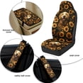 thumbnail image 6 of Xixirimido Automotive Seat Covers for Cars Trucks and SUVs Car Seat Covers for Front Seats with Car Seatbelt Covers & Armrest Box Cover, Set of 5, Golden Retriever Sunflower, 6 of 8