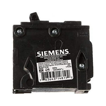 Siemens Q120 20-Amp 1 Pole 120-Volt Circuit Breaker