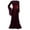 7-Wine, variant on Plus Size Cocktail Dresses formal Dress for Women Party Dress Vintage Elegant Dress Plus Size Flared Sleeves Dresses plus size retro dress