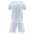 thumbnail image 4 of ITSAME Boys Soccer Uniform Set Short Sleeve Top and Shorts 2-Piece Kids Football Training Outfits White Size 8, 4 of 4