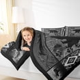 thumbnail image 4 of Homewish Woodland Animal Bear Bedding Comforter Set,Rustic Western Aztec Twin Comforter Sets,Boho Cowboy Tribal Bedding Set For Kids,Breathable Home Decor Reversible,2pcs, 4 of 8