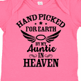 thumbnail image 4 of Inktastic Handpicked for Earth by My Auntie in Heaven with Angel Wings Boys or Girls Baby Bodysuit, 4 of 5