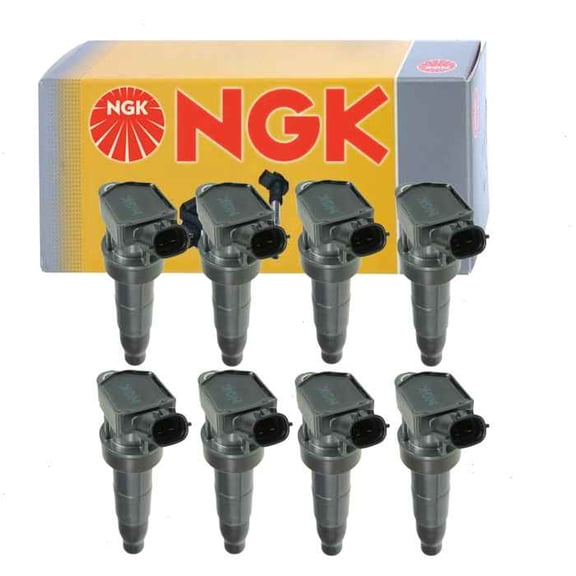 8 pc NGK Ignition Coils compatible with Hyundai Equus 4.6L 5.0L V8 2011-2016