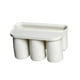 thumbnail image 1 of Portavasos magnético con vaso magnético para enjuague bucal, organizador de cepillos de dientes para hotel Triple, 1 of 9