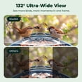 thumbnail image 5 of Kiwibit Smart Bird Feeder Camera, Solar Powered 4K WiFi Outdoor Feeder with AI Bird Identification and Real-Time Alerts, Autumn Clay, 5 of 6