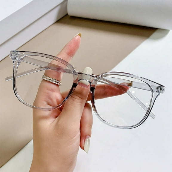 Transparent Computer Glasses Frame Women Men Anti Blue Light square Eyewear Blocking Glasses Optical Spectacle Eyeglass