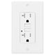 thumbnail image 5 of GFCI Outlet LD‑3008B Receptáculo de placas de pared inteligentes decorativas ABS con certificación ETL AC125V, 5 of 8