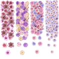 thumbnail image 1 of Flores artificiales con forma de ceniza, 217 unidades, seda artesanal con rosas y margaritas, 1 of 7