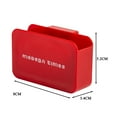 thumbnail image 4 of Huayishang Storage Box Storage Box Refrigerator Side Door Hanging Small Sauce Bag Office Supplies Stationery Removable Storage Box, Kitchen Essentials Clearance Sale Red, 4 of 6