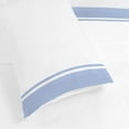 thumbnail image 4 of DNG Creations 4 Piece Two Tone Sheet Set 100% Egyptian Cotton, 800 Threads Count - 8 Inch Deep Pocket ( Solid White/Light Blue - Twin XL ), 4 of 4