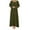 Army Green, variant on Womens Dresses Women'S Muslim Abaya Long Sleeve Arab Dubai Abaya Modern Middle Prayer Belt Eid Long Dress Womens Dresses (Brown,S)
