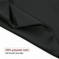thumbnail image 4 of Unique Bargains 6 Pack Satin Pillowcase with Zipper, King, Black, 4 of 8