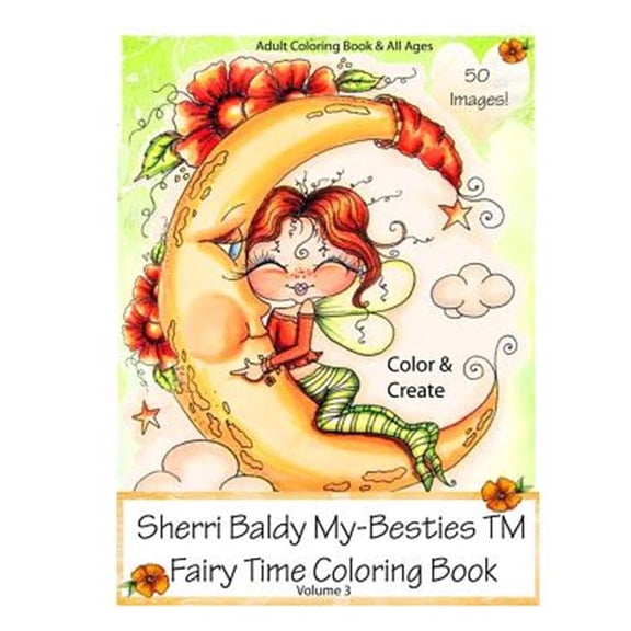 Pre-Owned Sherri Baldy My-Besties Fairy Time Coloring Book
