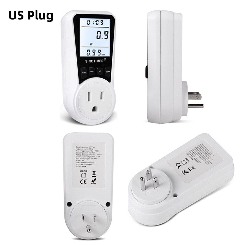 Smart Plugin Energy Monitor Power Meter Electricity Usage Monitoring