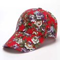 thumbnail image 1 of Casquette de Baseball Femme Imprimé Fleur Colorée Accessoire de Baseball Coton Pare-Soleil Extérieur Snapback, 1 of 4