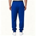 thumbnail image 7 of Jogger Sweatpants For Men Adjustable Elastic Waistband Ribbed Ankle Cuff Pants Soft Knit Casual Sweat Trousers, 7 of 7