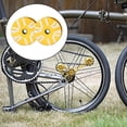 thumbnail image 2 of Almencla Vélo Pliant Roue Facile Remplacement Pièces de Remise à Neuf Haute Résistance Vélo Easywheel Doré, 2 of 8