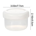 thumbnail image 3 of Plastic Food Storage Containers Food Grade Airtight Food Storage Container Set BPA-Free Plastic Kitchen Pantry Organization with Lids(White,1Pcs) JASKFLY, 3 of 9