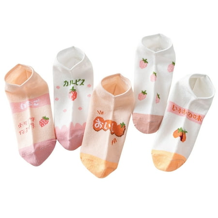 

GWAABD Cushioned Socks Women 5 Pairs Print Socks for Women Men Girls Series Print Colorful Pattern Novelty Cute Unisex Socks