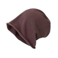 thumbnail image 4 of Gorro holgado resistente al viento y ligero para hombre y mujer, moda primavera otoño, tejido Marrón, 4 of 9