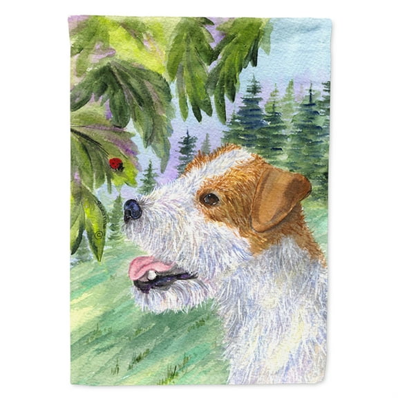 Jack Russell Terrier Garden Flag
