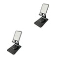 thumbnail image 1 of Seitruly Soporte para teléfono celular de altura Soporte para tableta Soporte de escritorio estable perezoso giratorio de 360 Negro 2piezas, 1 of 6