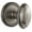 Gray, variant on Grandeur 814292 Georgetown Solid Brass Rose Privacy Door Knob Set - Brass