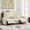 Beige-3seats, variant on Power Recliner Sofa for Living Room,Black Faux Leather Electric Home Theater Seating Reclining Sofa Couch with Flipped Middle Backrest,LED Light,USB Port,Cup Holder,Hidden Arm Storage