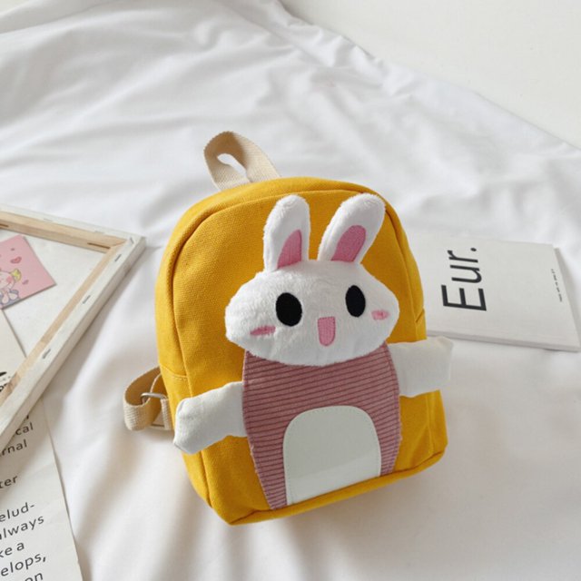 Mochila De felpa para bebé recién nacido, morral escolar de animales de dibujos animados para niños y niñas, bolso escolar para guardería