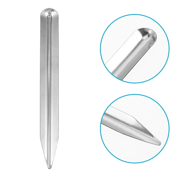 WHAMVOX 3Ud Herramienta De Laboratorio Plata Para Transferencia Y Mezcla De Polvos Y En Acero Resistente