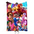 thumbnail image 1 of Venta caliente diseño de moda mexicano Super Mario Bad Bunny BICHOTA manta de franela de sublimación Karol G manta de viaje, 1 of 4