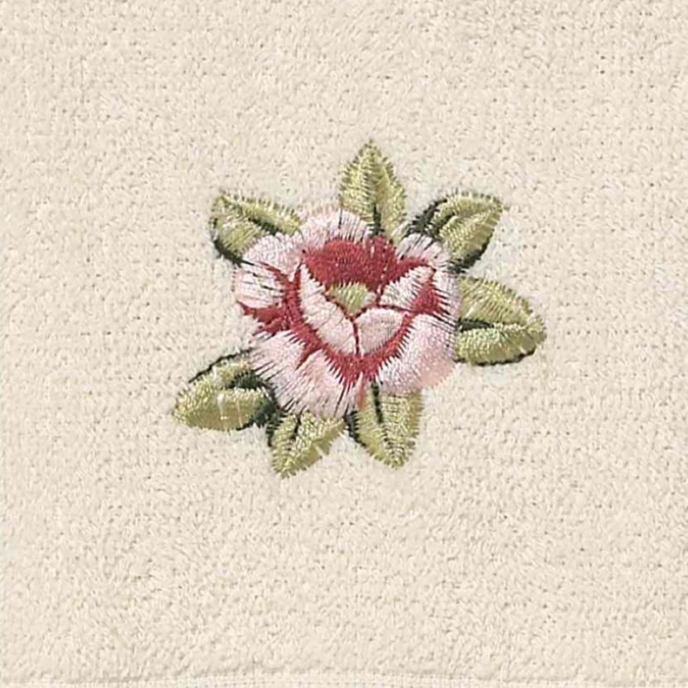 Avanti® Rosefan Bathroom Collection, Natural, Fingertip Towel